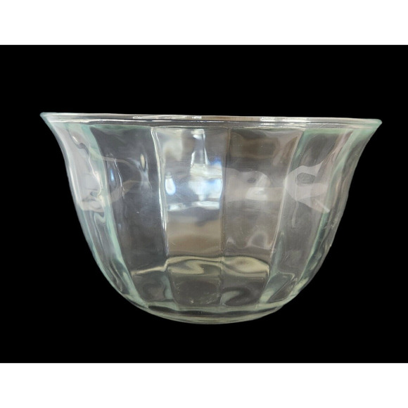 Deep Optics Crystal Glass Centerpiece/Fruit Bowl (Heavy) 5 3/4" x 10" - Picture 4 of 6
